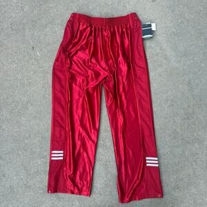 Adidas Dazzle Track Snap Pants Tear Off University Red/White Size XL NEW NWT
